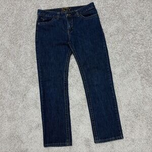 Kimes Ranch Betty Jeans Dark Wash Straight Denim USA Made Womens 14/32 (~35x30)